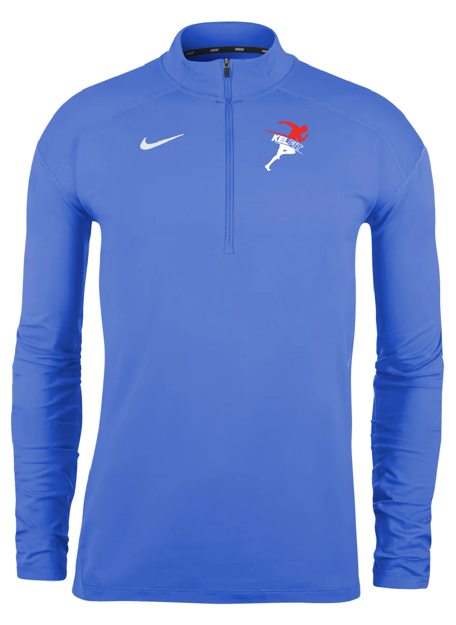 Nike blue half zip online