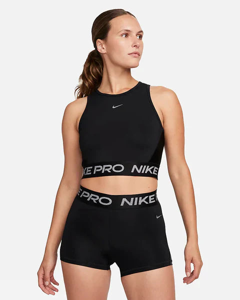 Nike Pro Dri FIT Cropped Tank Top Pacific Team Sports