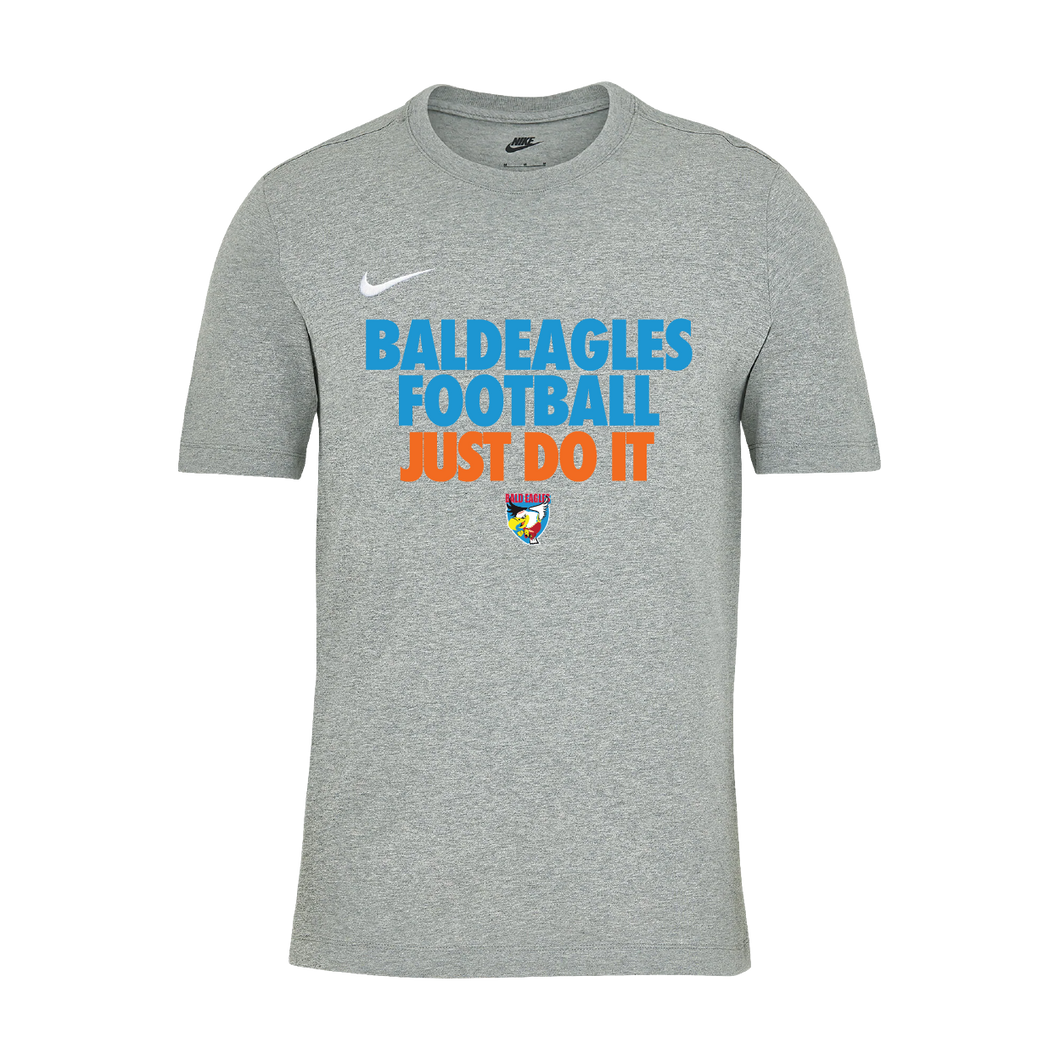 Unisex Nike Cotton T-Shirt (Bald Eagles - Football)