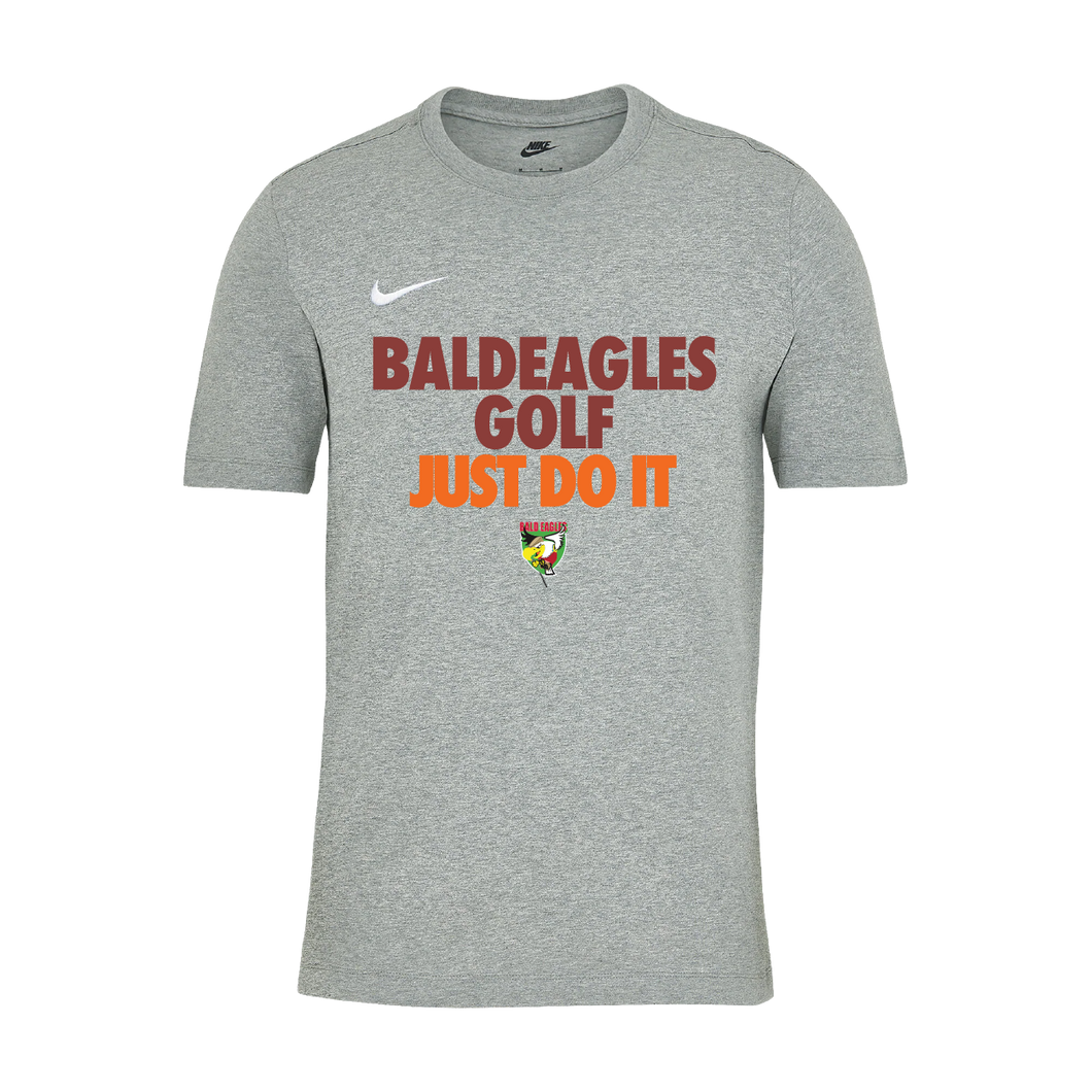 Unisex Nike Cotton T-Shirt (Bald Eagles - Golf)