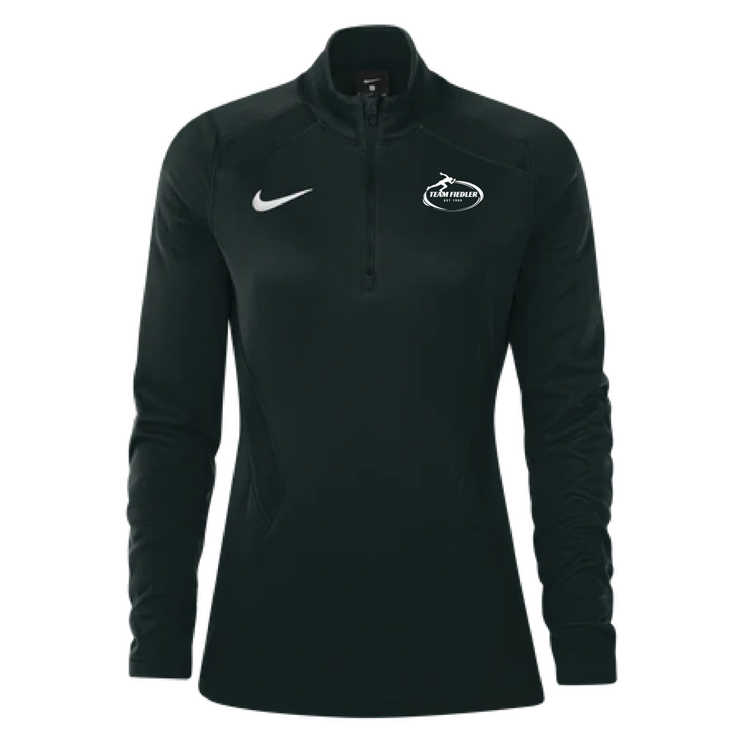 Womens Nike Training 1/4 Zip Midlayer (Team Fiedler)