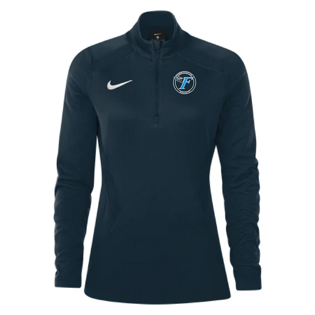 Womens Nike Training 1/4 Zip Midlayer (Flinders Athletics Club)