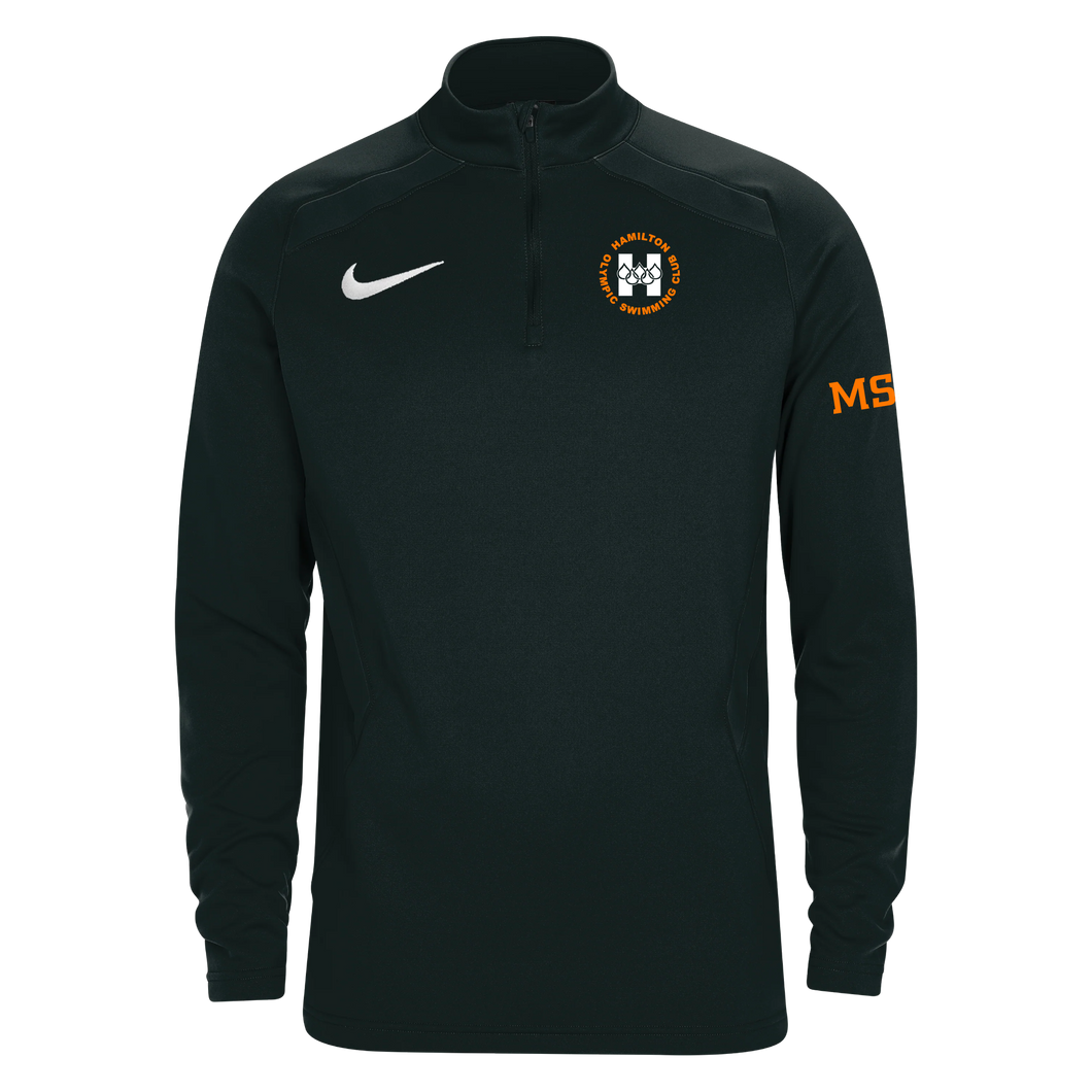 Womens Nike Training 1/4 Zip Midlayer (Hamilton Olympic Swimming Club)
