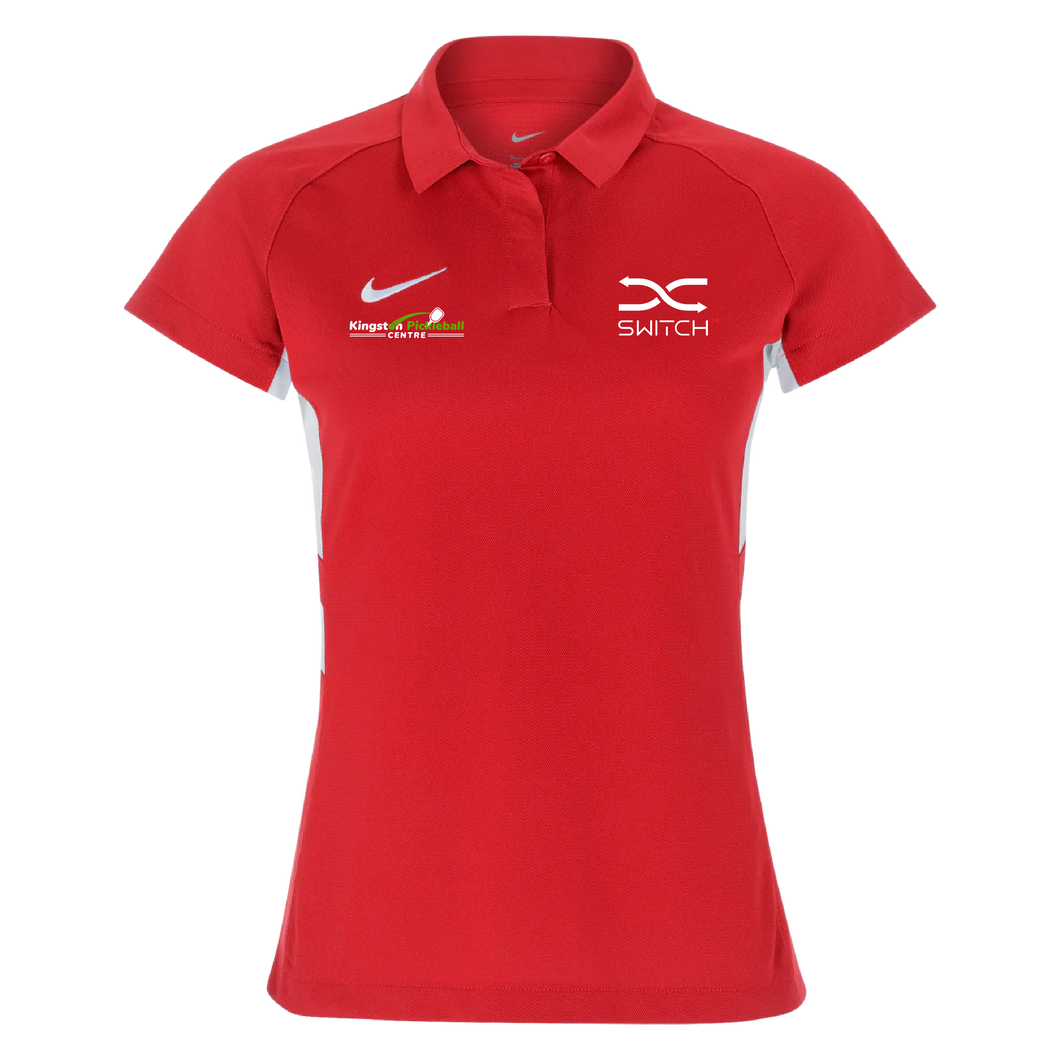 Womens Nike Team Short Sleeve Polo (Kingston Pickleball)