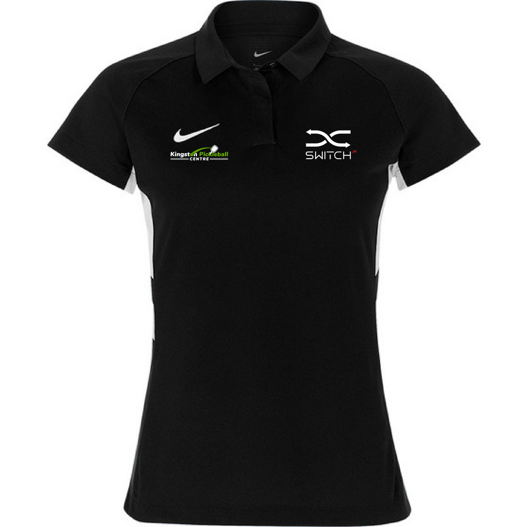 Womens Nike Team Short Sleeve Polo (Kingston Pickleball)