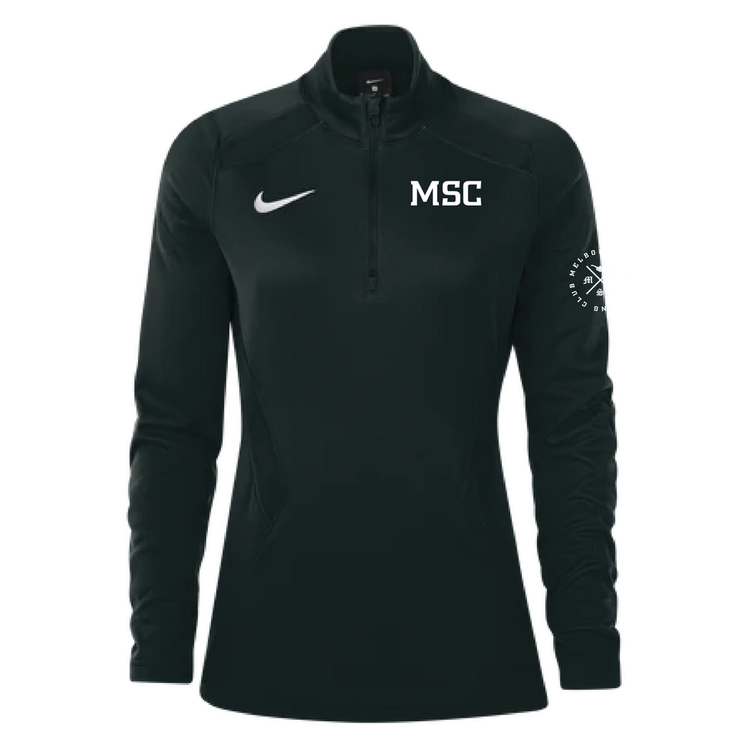 Womens Nike Training 1/4 Zip Midlayer (Melbourne Swimming Club)