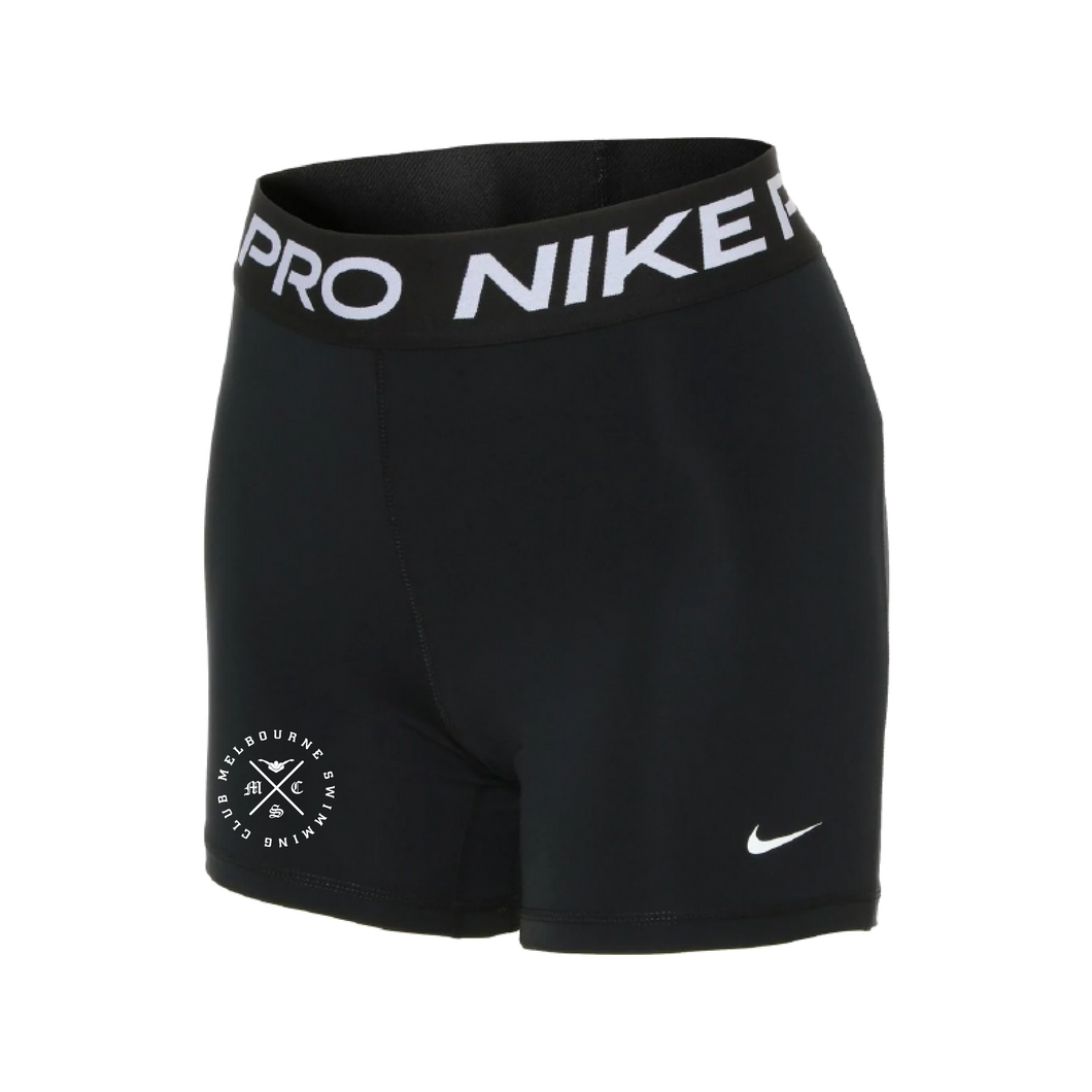 Womens Nike Pro 365 High Waist 7in (Melbourne Swimming Club)