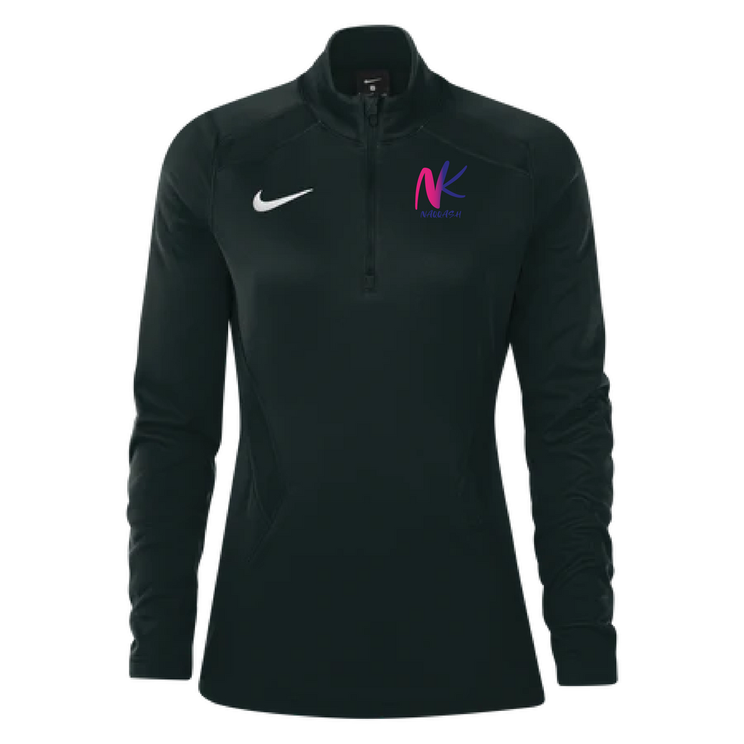 Womens Nike Training 1/4 Zip Midlayer (Naqqash Sisters)