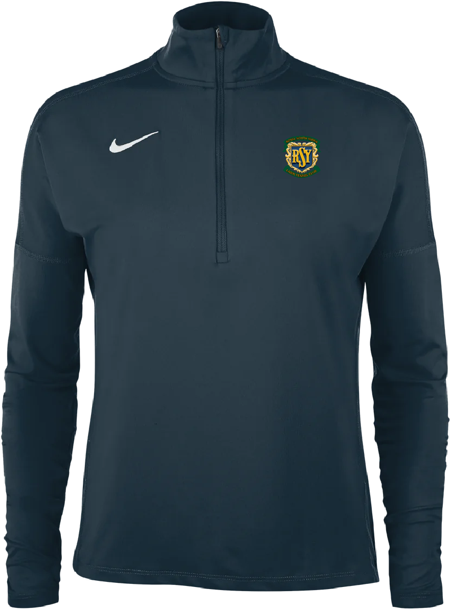 Womens Nike Dry Element Top Half Zip (Royal South Yarra Lawn Tennis Club)