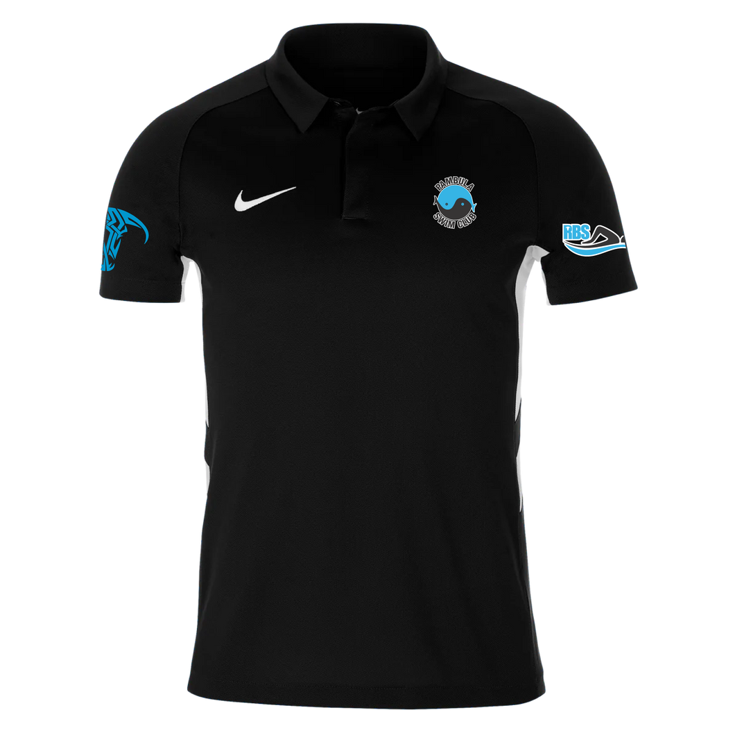 Mens Nike Team Short Sleeve Polo (Pambula Swim Club)