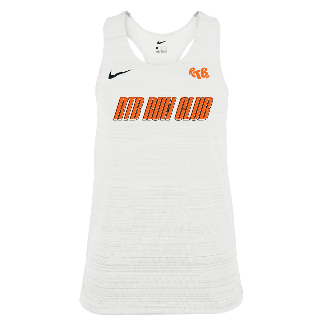 Womens Nike Stock Dry Miler Singlet (RTB Run Club- Melbourne Marathon 2024)