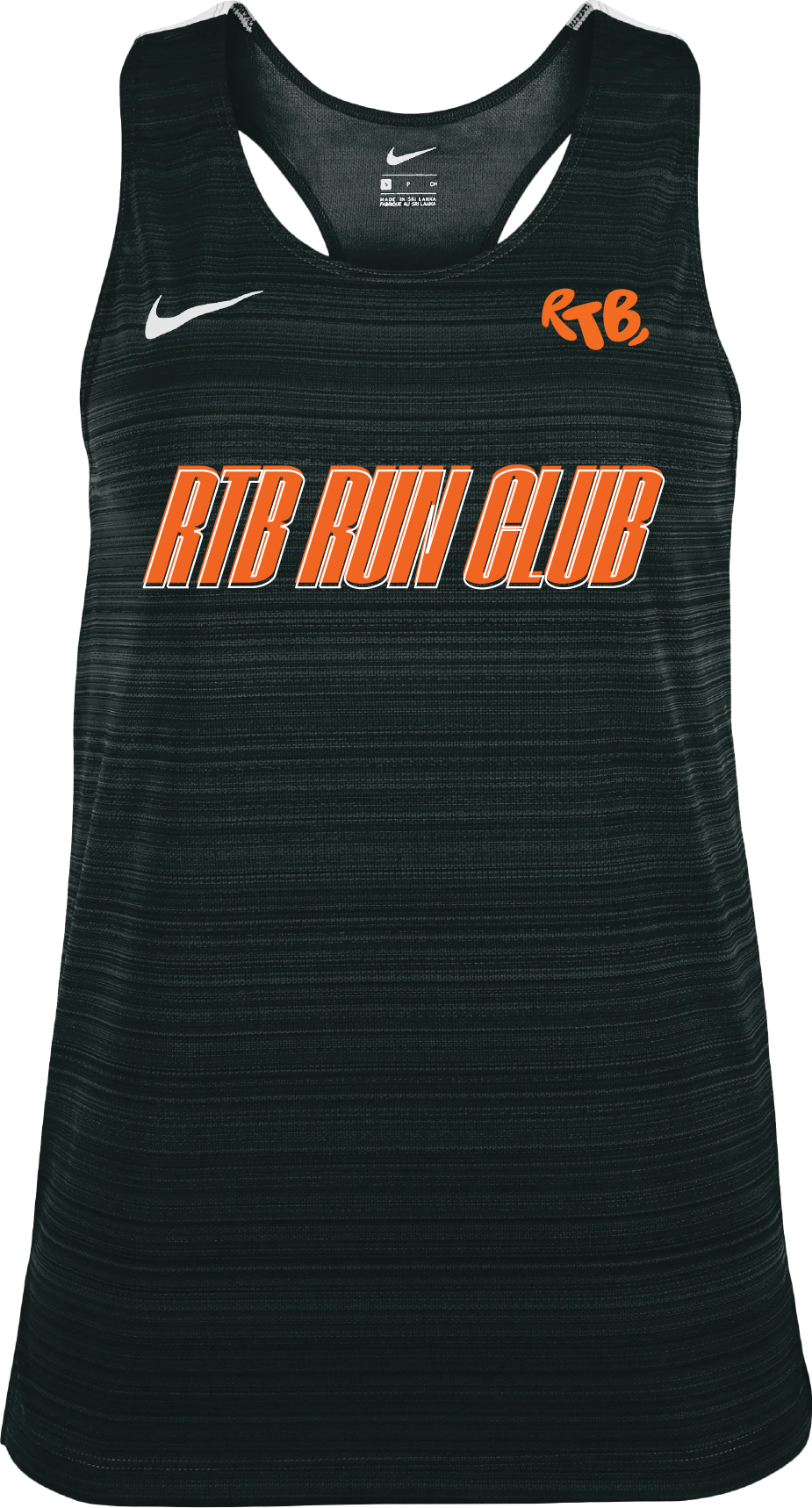 Womens Nike Stock Dry Miler Singlet (RTB Run Club- Melbourne Marathon 2024)