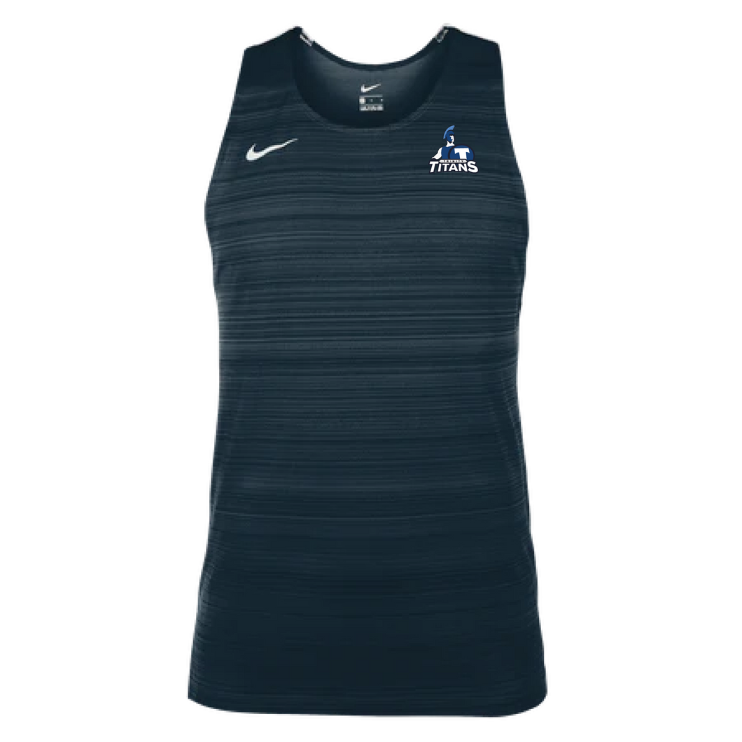 Mens Nike Stock Dry Miler Singlet (Trinity Titans Tennis Club)
