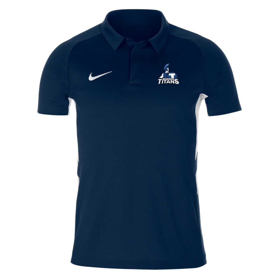 Mens Nike Team Short Sleeve Polo (Trinity Titans Tennis Club)