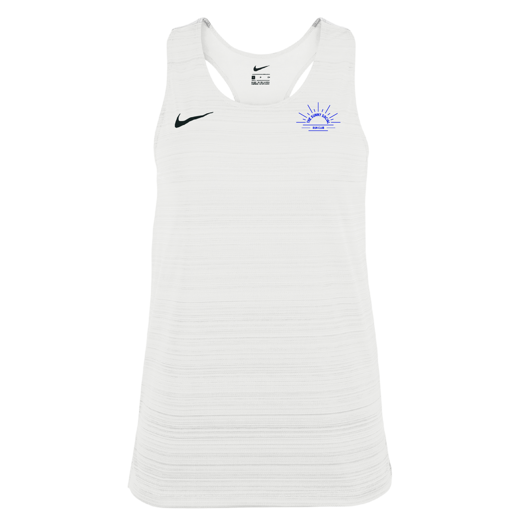 Womens Nike Stock Dry Miler Singlet (The Sunny Social Run Club)