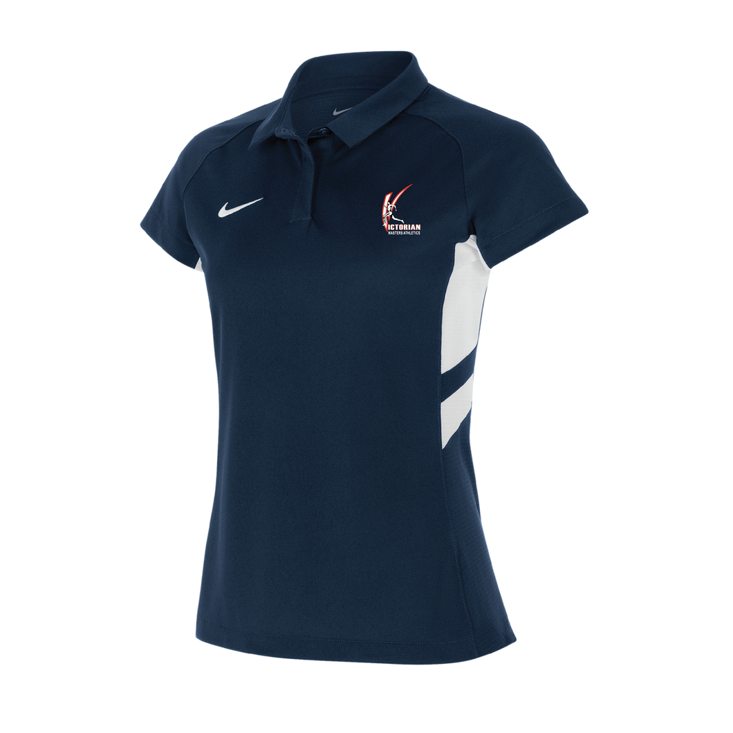 Womens Nike Team Short Sleeve Polo (Runners VMA Logo)