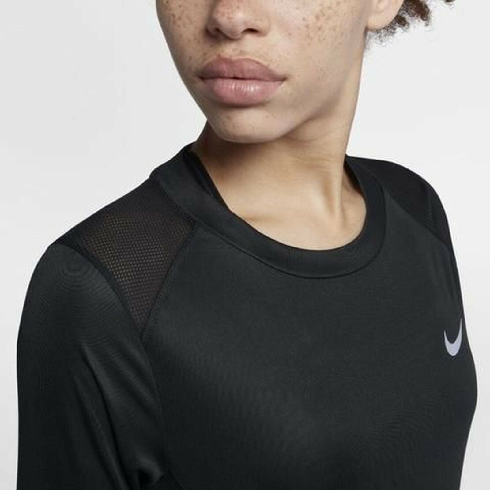 Nike miler crew running t shirt ladies best sale